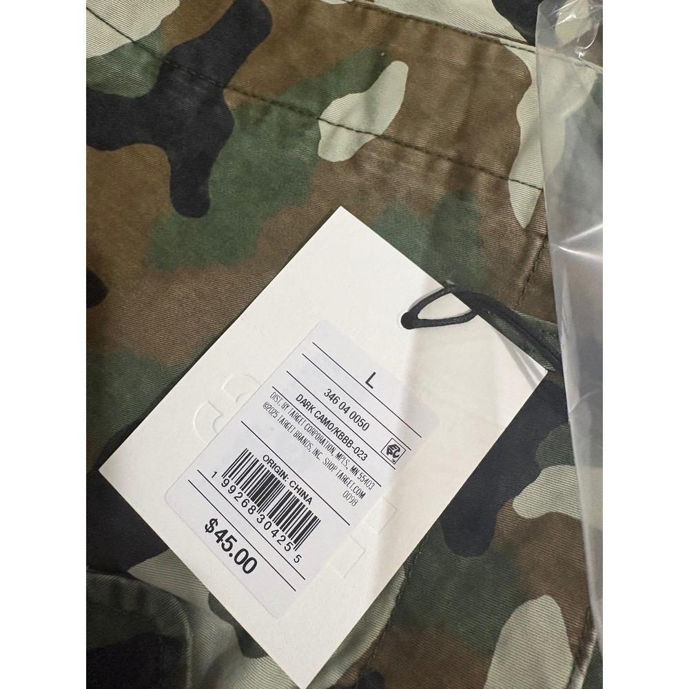KBB Kahlana Barfield Brown Target Camo Cargo Pants Asymmetric Waist Green Large - Picture 4 of 4
